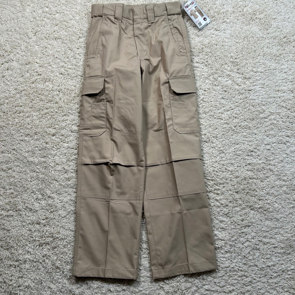 Elbeco ADU RipStop Pants 28R 28x30 Tan Tactical Uniform Cargo Trousers NEW NWT